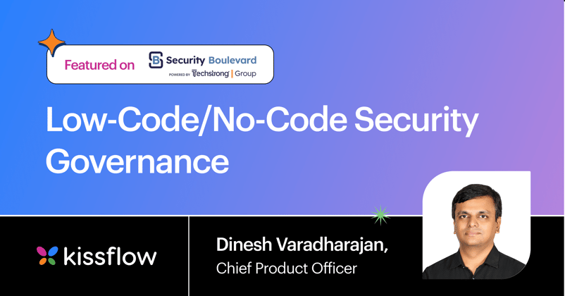 Low-Code/No-Code Security Governance