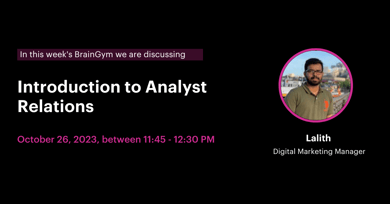 Introduction to Analyst Relations 