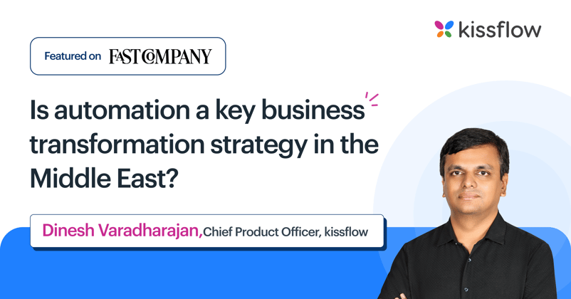 Is automation a key business transformation strategy in the Middle East?