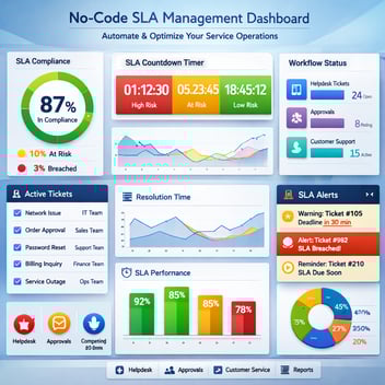 No-Code SLA Tracking and Escalation Workflows