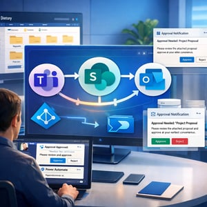 NoCodeWorkflowIntegrationWithMicrosoft365Workspace