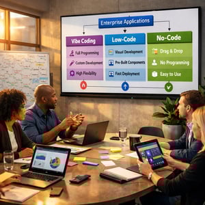 Vibe Coding vs. Low-Code vs. No-Code
