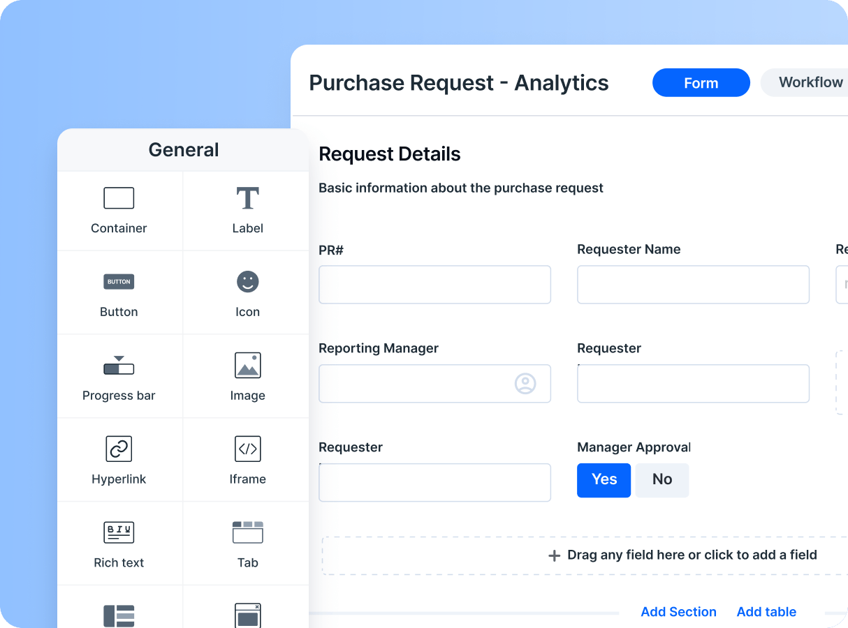 AI powered form builder