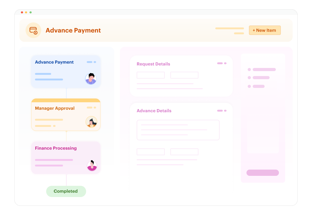 Advance Payment Workflow Template