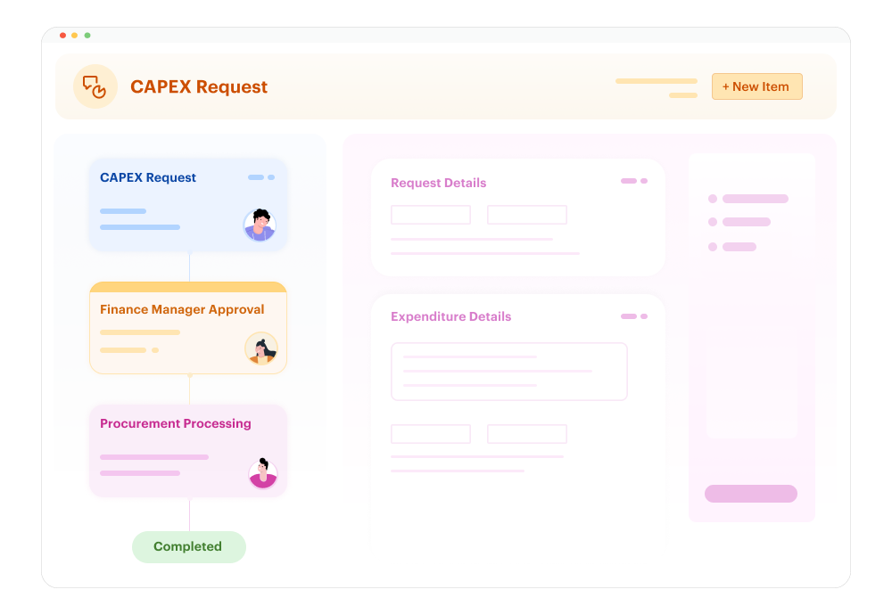 CAPEX Request Workflow Templates