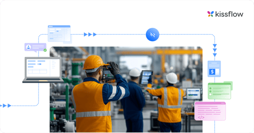Digitizing oilfield supply chain logistics with no-code applications