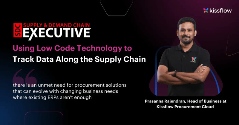 Using Low Code Technology to Track Data Along the Supply Chain