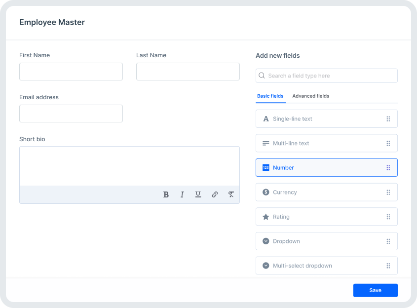 Drag-and-drop forms