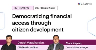 Democratizing financial access through citizen development