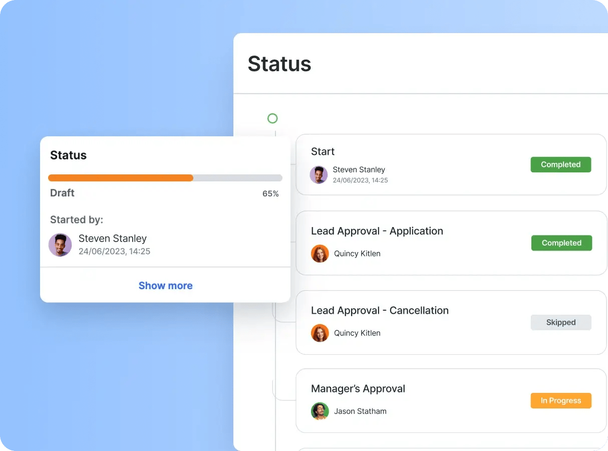Flexible Workflow Paths