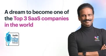 Listen to Forbes' podcast - Suresh talks about India’s trillion-dollar SaaS sector