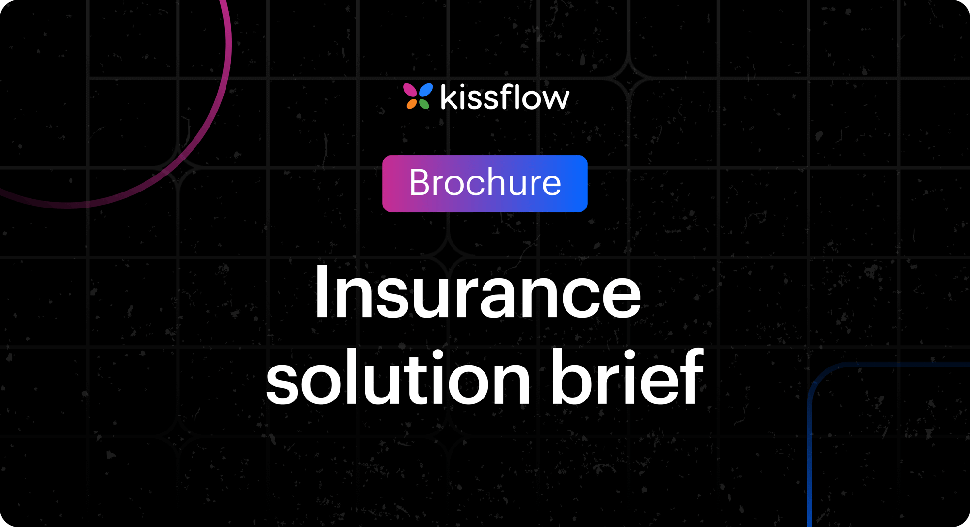 Insurance solution brief banner