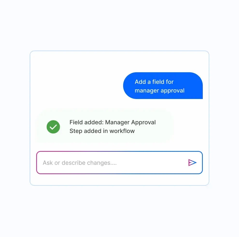 Iterate with chat