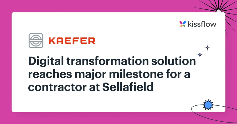 Digital transformation solution reaches major milestone for a contractor at Sellafield