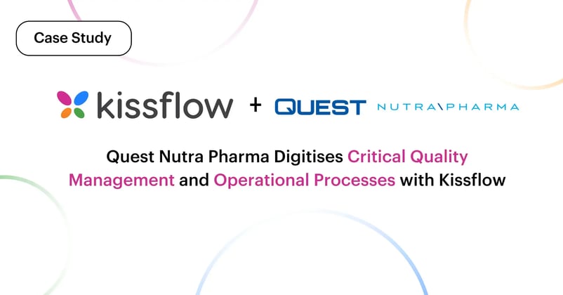 UAE-Headquartered Quest Nutra Pharma Digitises Critical Quality Management and Operational Processes with Kissflow