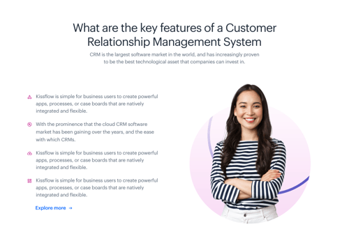 Checklist with icons and CTA