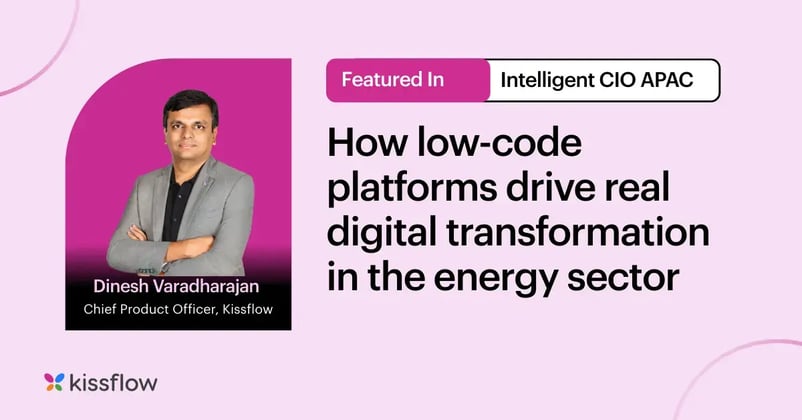 Driving true digital transformation in the energy sector with low-code platforms