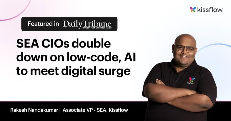 Southeast Asia CIOs Amplify Focus on AI-Powered Low-Code to Accelerate Digital Transformation