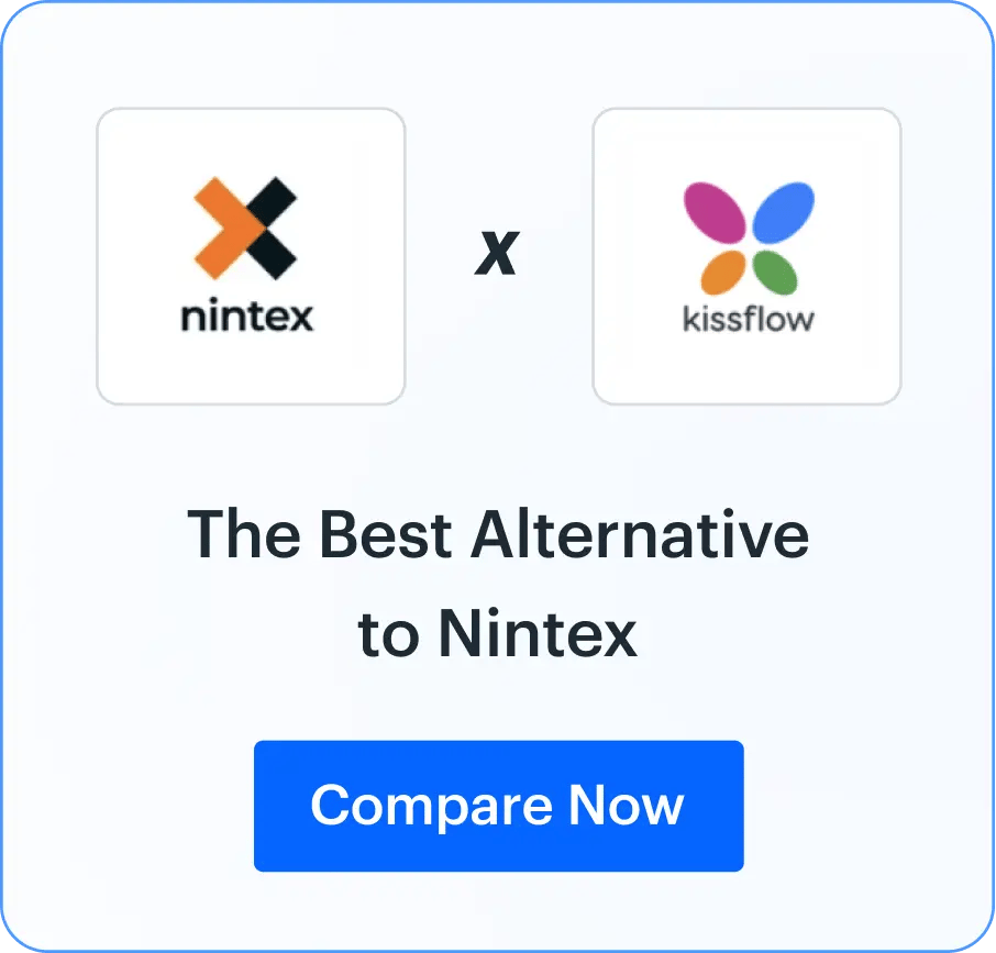 Nintex vs Kissflow comparison