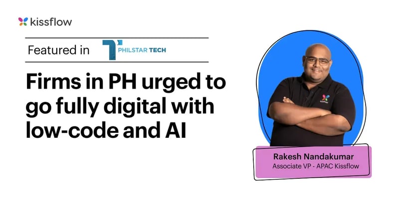 Philippine Companies Pushed to Accelerate Digital Transformation with Low-Code and AI