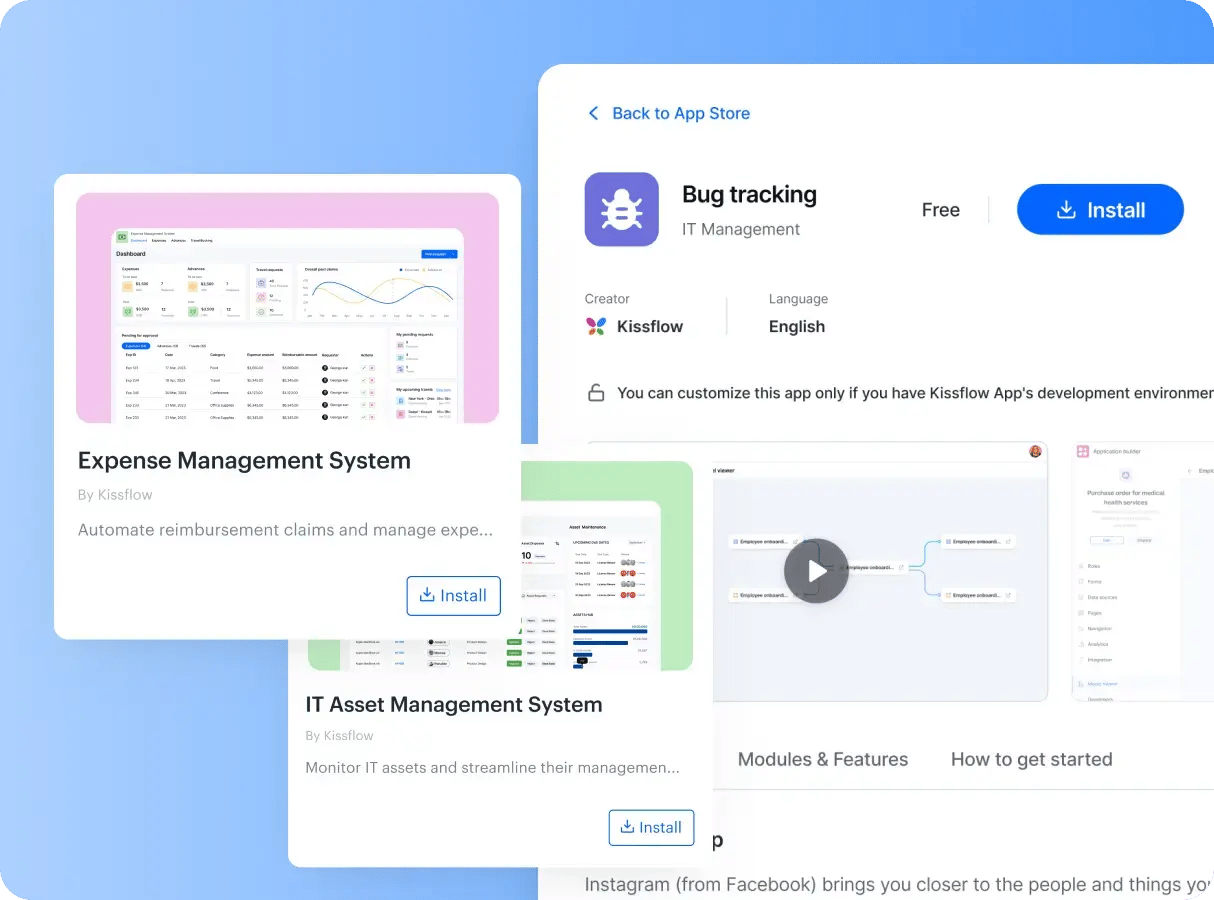 Pre-built apps