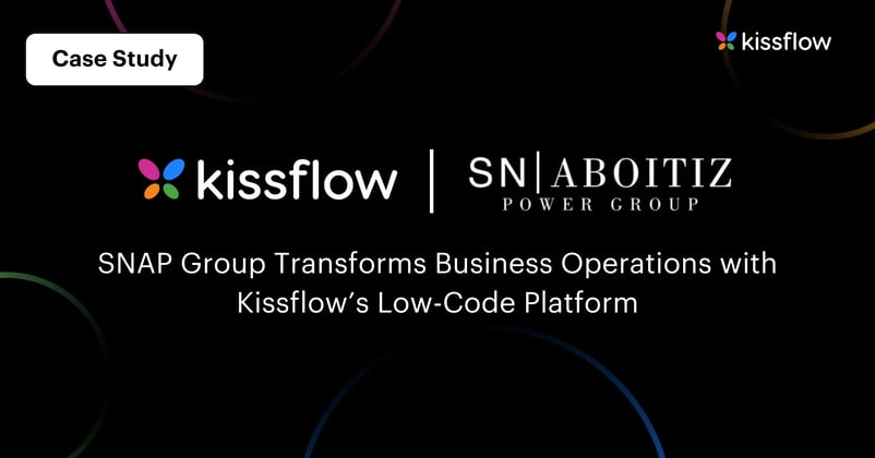 SNAP Group Transforms Business Operations with Kissflow’s Low-Code Platform