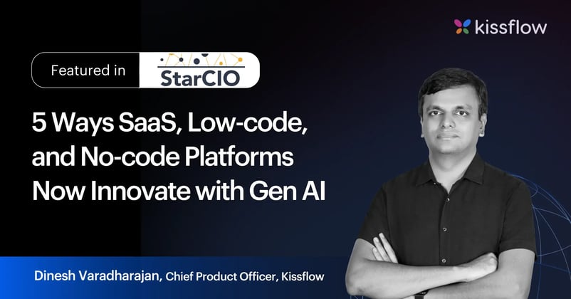 5 Ways SaaS, Low-code, and No-code Platforms Now Innovate with Gen AI