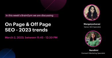 Onpage & Offpage SEO 2023 Trends