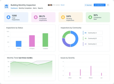 Monthly Building Inspection Management App for Real Estate App