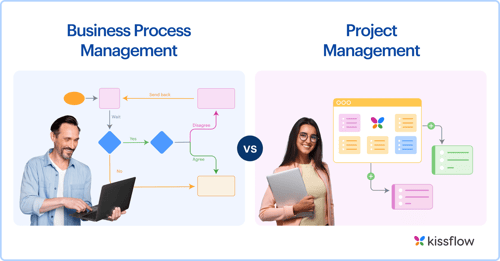 business process management vs project management