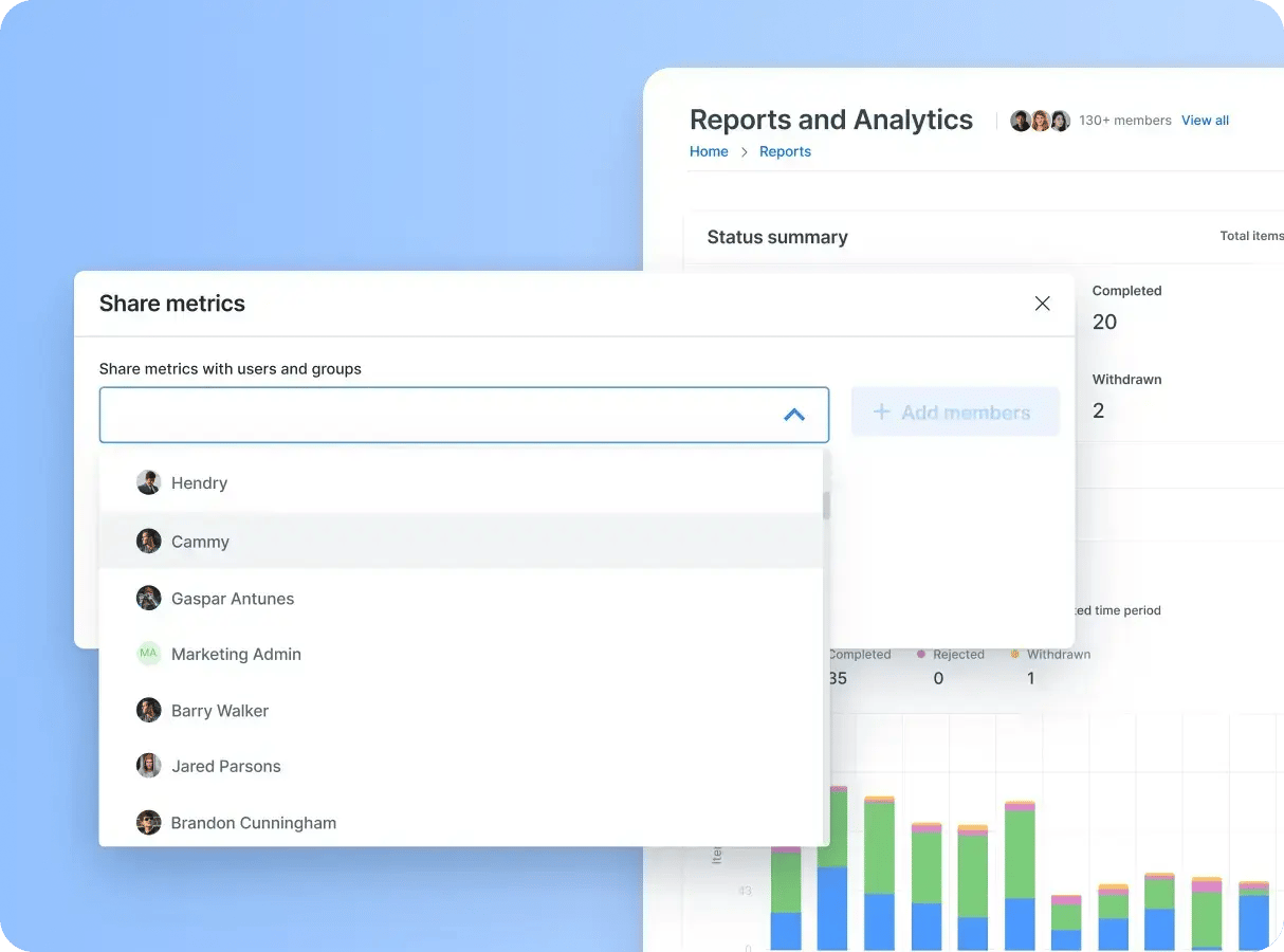 teamwork with built-in collaboration tools