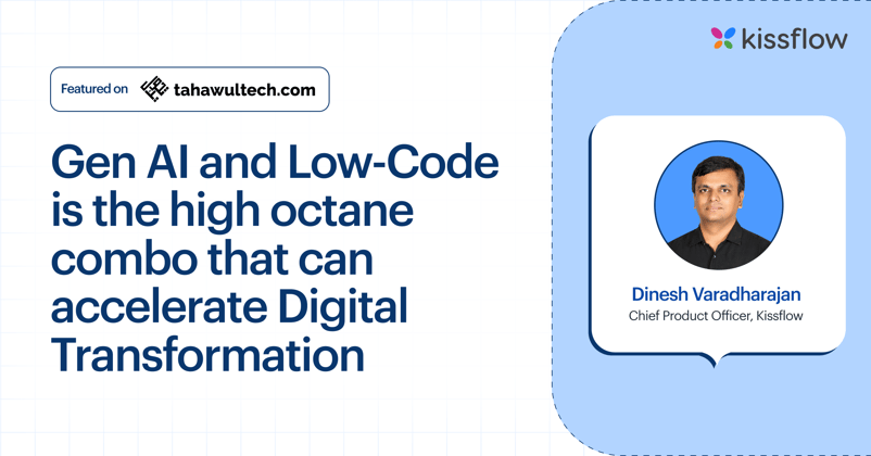 Gen AI and Low-Code is the high octane combo that can accelerate Digital Transformation