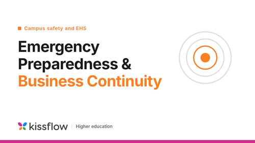 emergency preparedness business continuity featured kissflow