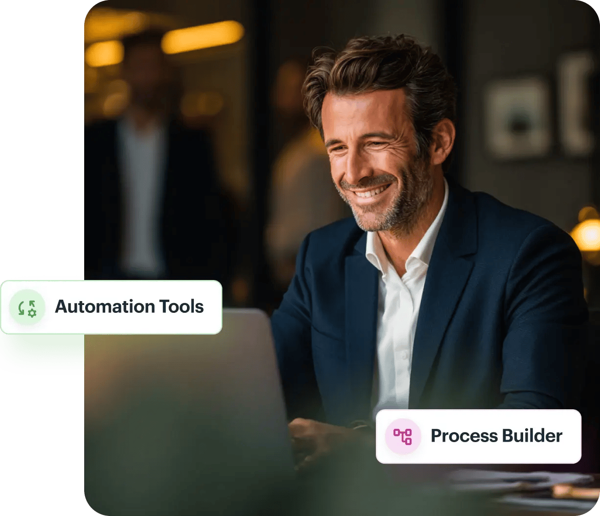 Process building software