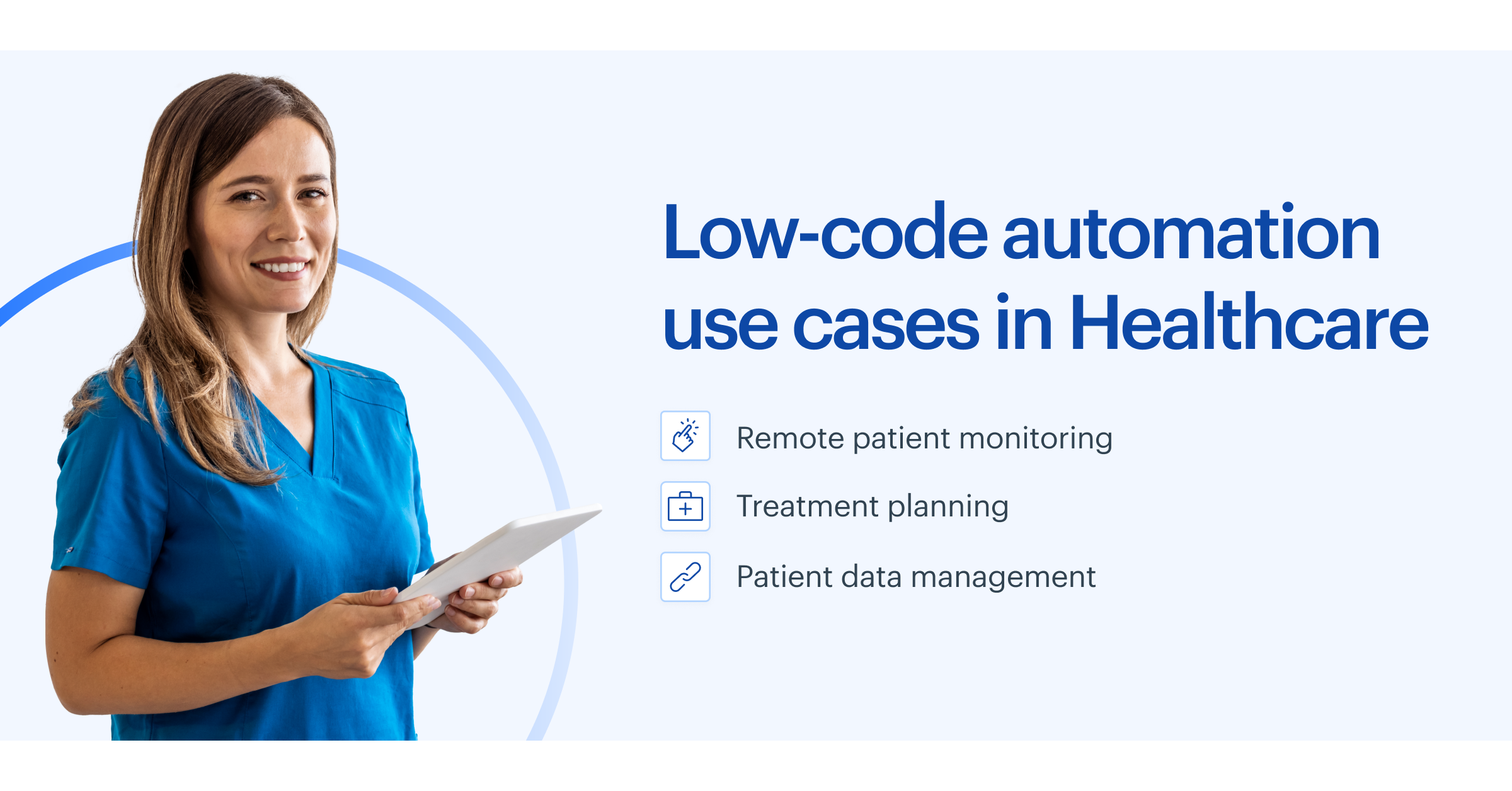 Low code automation use cases in Healthcare