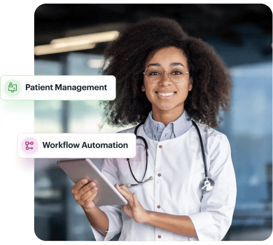 Low-code and no-code platform for healthcare