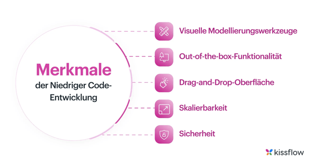 Merkmale der Niedriger Code-Entwicklung