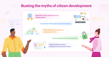 Top 5 Myths In Citizen Development Demystified | Kissflow