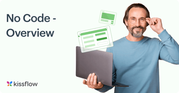 A no code platform expert from Kissflow explaining what is no code
