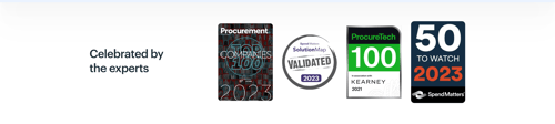 Logo showcase with left content - https://kissflow.com/procurement/