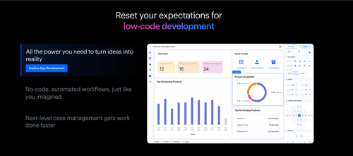 Black theme- Accordion with CTA & Lottie on right side - https://kissflow.com/
