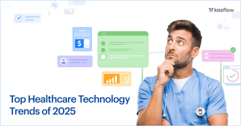 a person listing the top healthcare technology trends