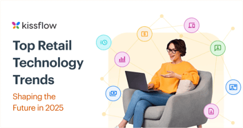 a person listing the top retail industry technology trends