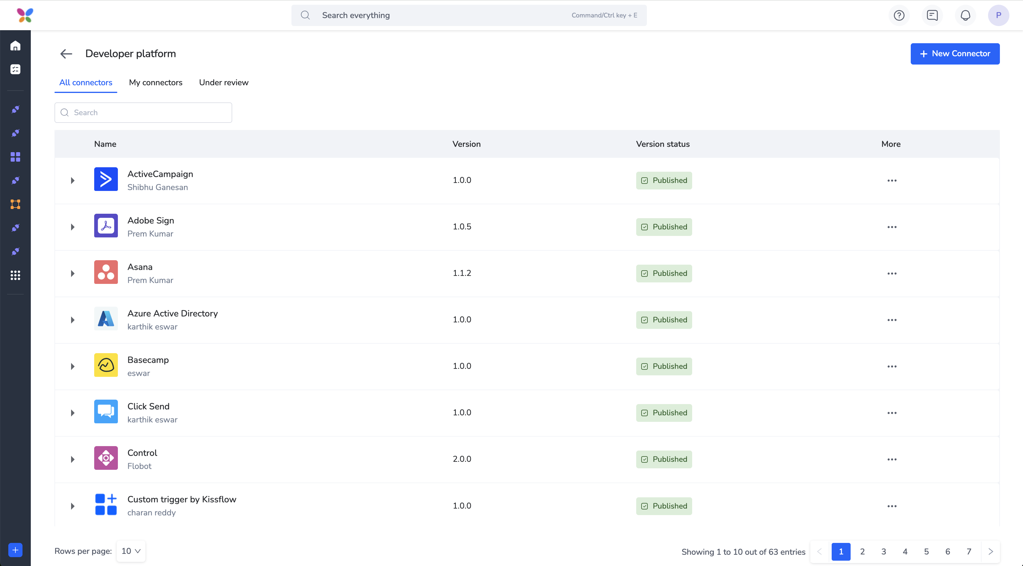 Account-Level Connectors