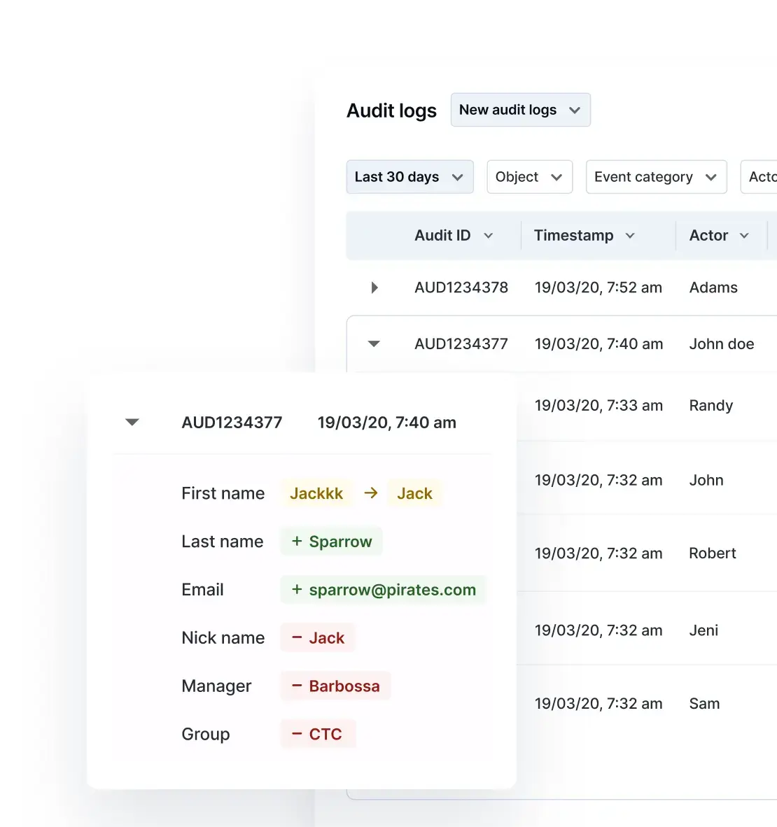 Audit Logs