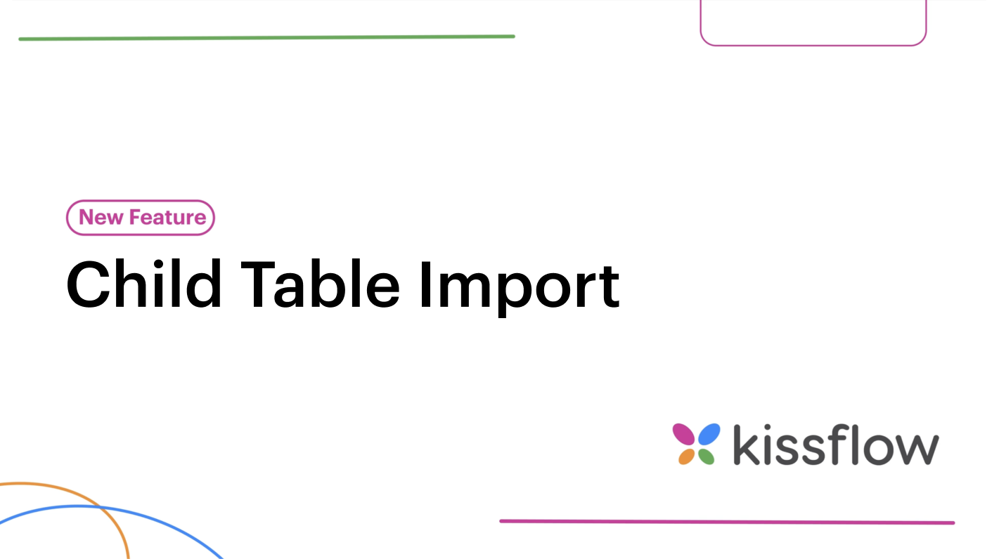 Child Table Import