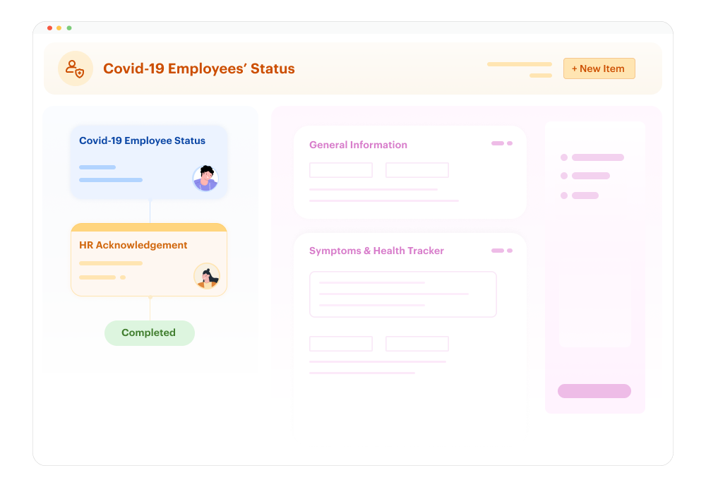 covid-19 employee status template