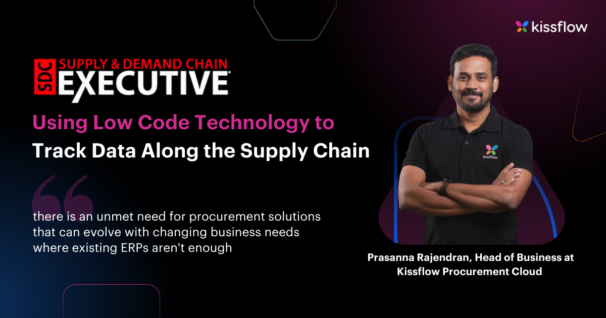 Using Low Code Technology to Track Data Along the Supply Chain