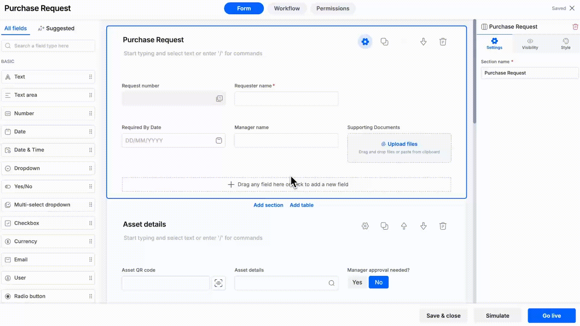 Forms Creation with AI