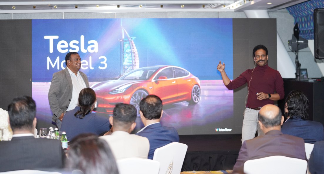 Kissflow to award Tesla Model 3 to Middle East Business Partners 